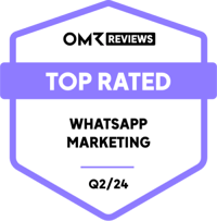 OMR WhatsApp marketing badge