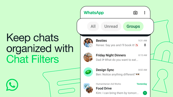 WhatsApp chat filters