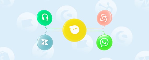 WhatsApp service integrations zendesk, gorgias, freshdesk blog header main